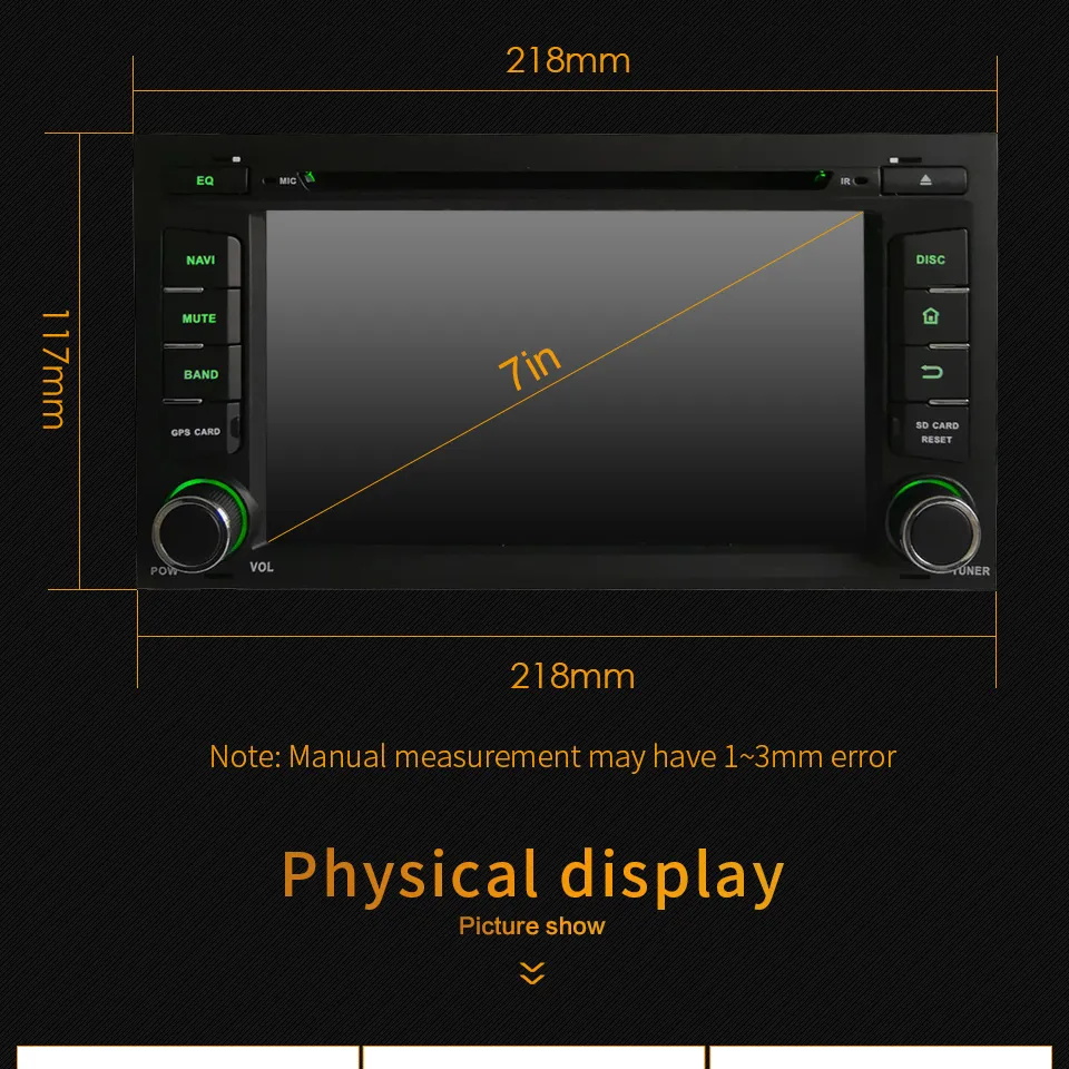 7 Zoll Android 12.0 Autoradio