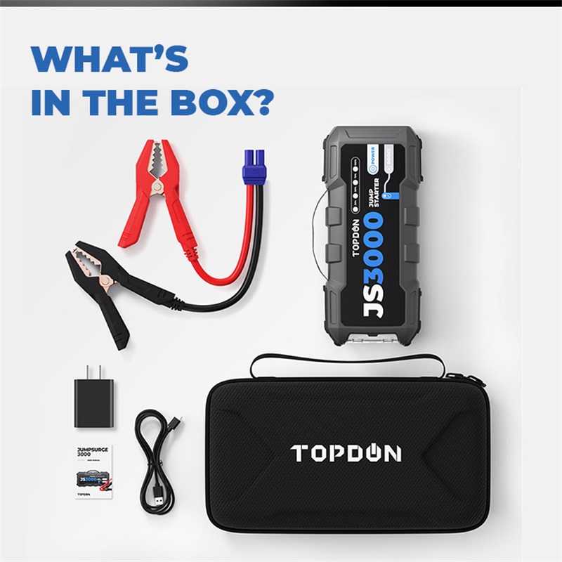 TOPDON JS3000 power bank car jump starter