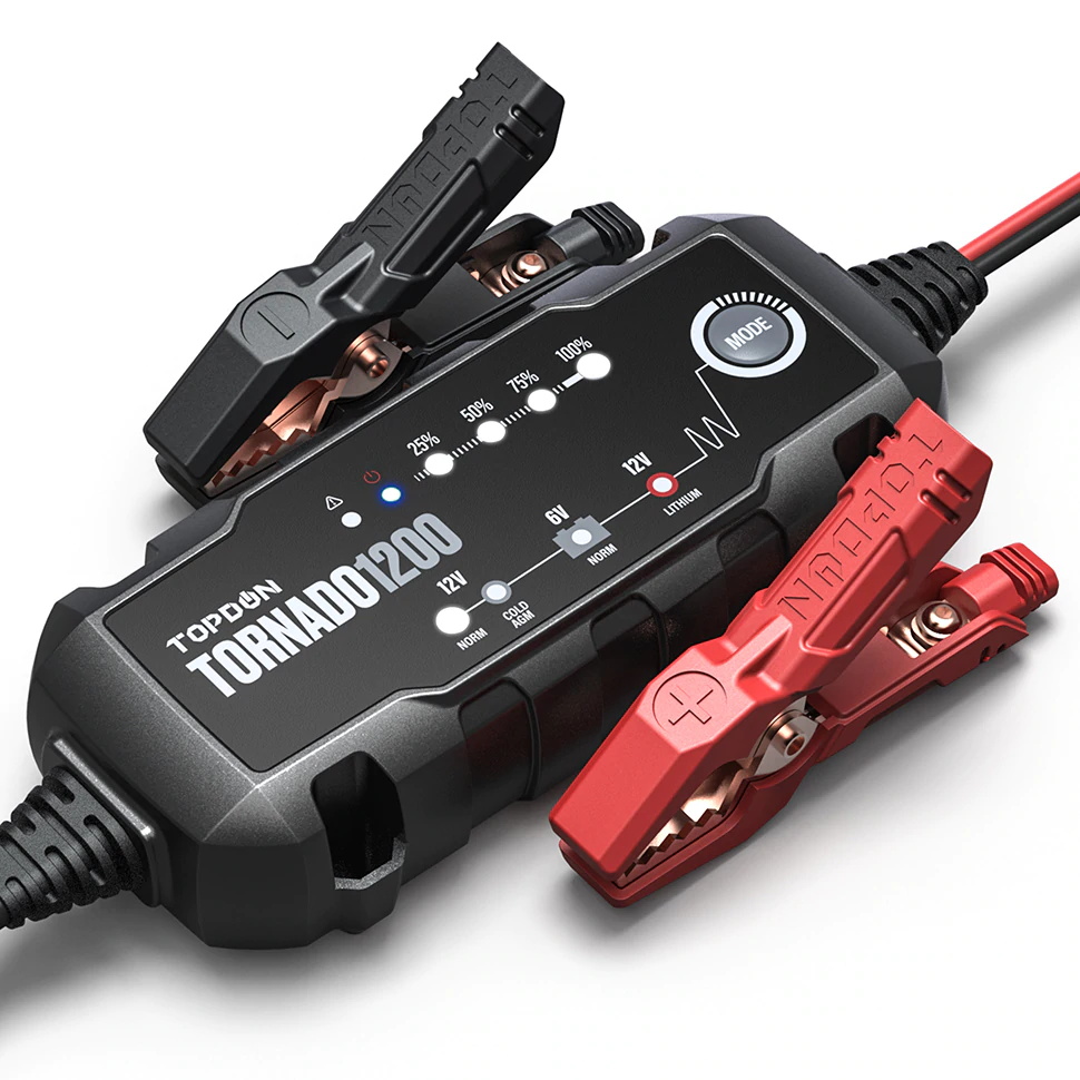 Topdon T1200 car battery charger
