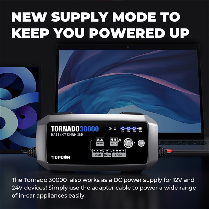 TOPDON Tornado 30000 T30A car battery charger