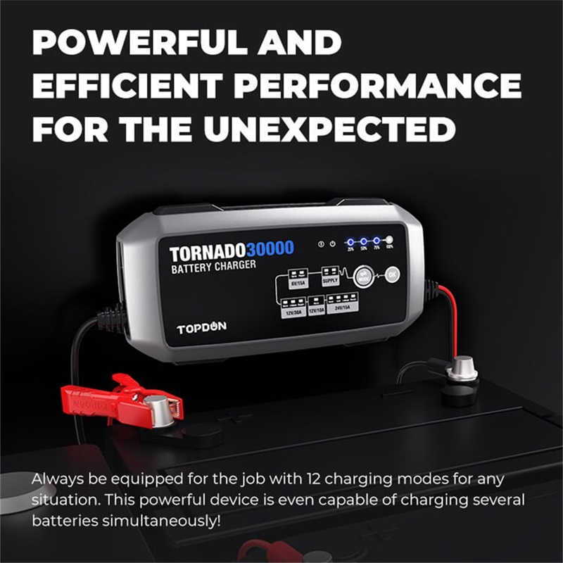 TOPDON Tornado 30000 T30A car battery charger