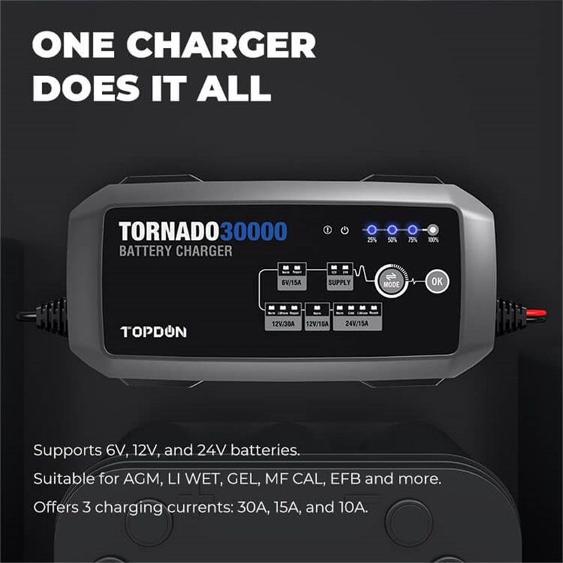 TOPDON Tornado 30000 T30A car battery charger
