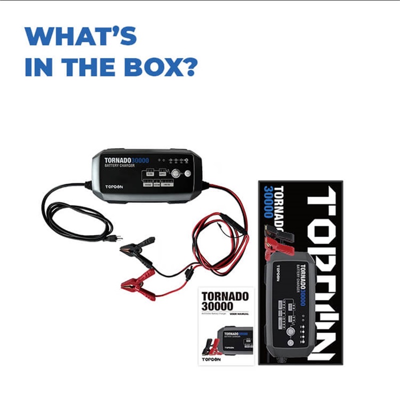 TOPDON Tornado 30000 T30A car battery charger