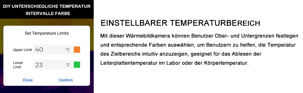Outil de mesure de la température de l'imageur de caméra thermique TOPDON TC001