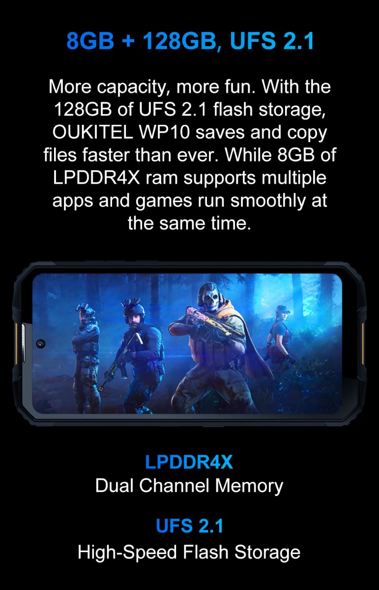 OUKITEL WP10 5G 6.67 inch Dual SIM Smartphone