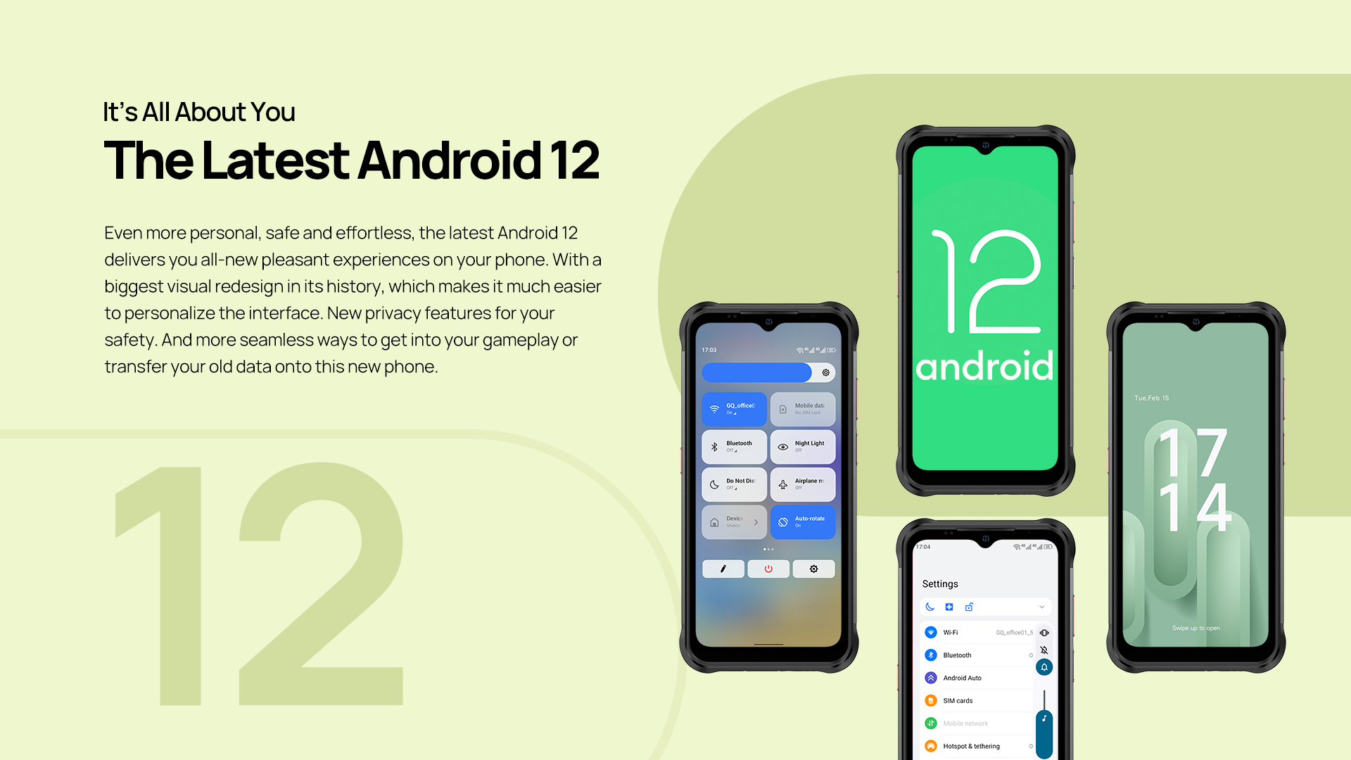 Ulefone Armor 14 Pro Android 12 6.52 inch smart phone