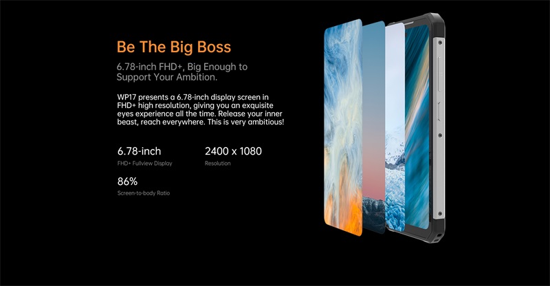 OUKITEL WP17 Helio G95 Octa Core Android 11 Smartphone robuste