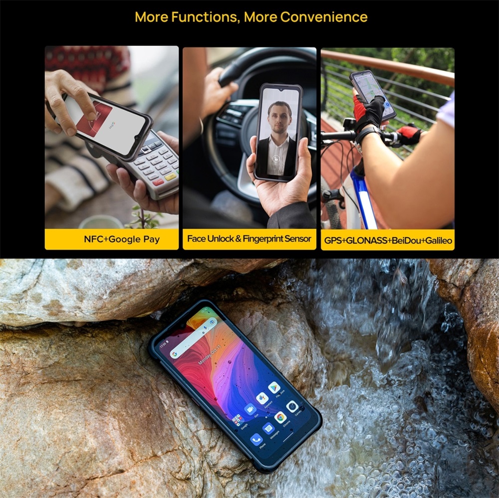 Téléphone Ulefone Pover Armor 14 ш.52 ХЧGB ШЧGB Robuste