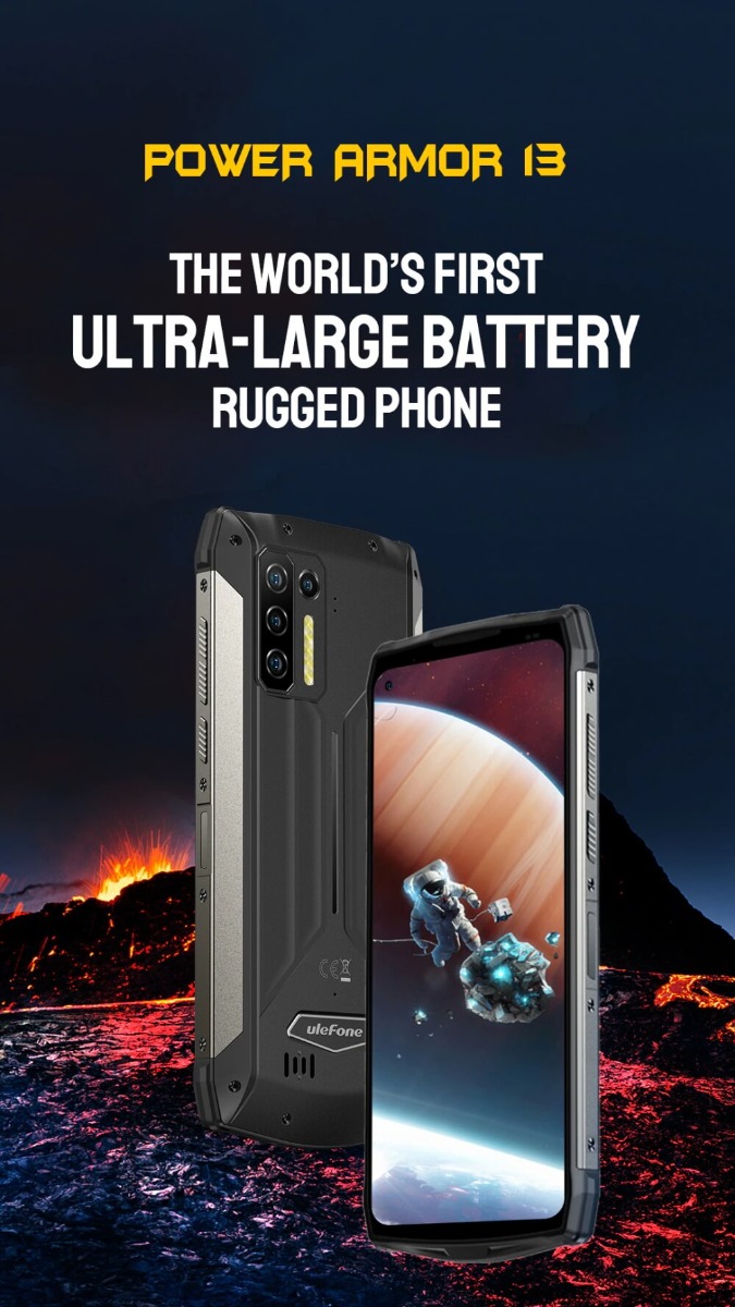 Téléphone robuste Ulefone Power Armor 13 13200mAh