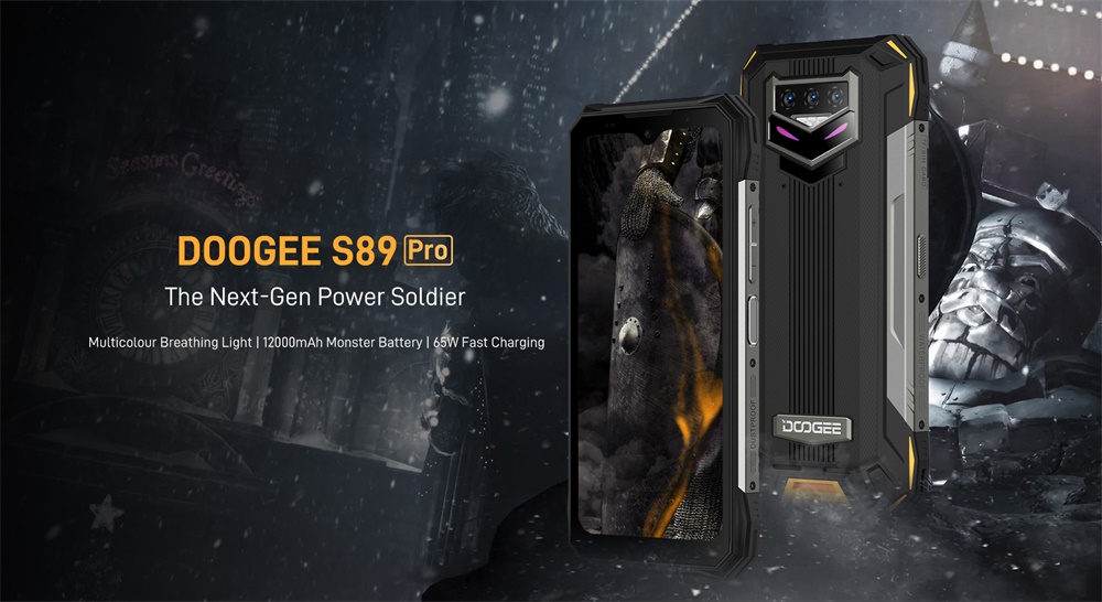 DOOGEE S89 Pro 8+256GB Android 12 65W Fast Charge Night Vision Smartphone