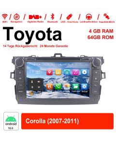 Autoradio/multimédia pour Toyota Corolla 2007-2011