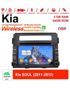 Autoradio Android 12 pour Kia SOUL 2011-2012
