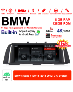 10.25 Zoll Qualcomm Snapdragon 665 8 Core Android 13.0 4G LTE Autoradio