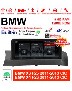 Autoradio 10,25 pouces Qualcomm Snapdragon 662 8 Core Android 12.0 4G LTE