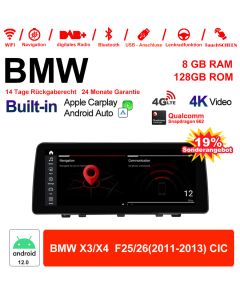 Autoradio 12,3 pouces Qualcomm Snapdragon 665 8 Core Android 12.0 4G LTE