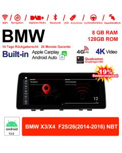 Autoradio 12,3 pouces Qualcomm Snapdragon 665 8 Core Android 13.0 4G LTE