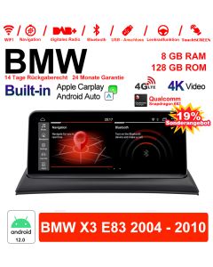 10.25 Zoll Qualcomm Snapdragon 662 8 Core Android 12.0 4G LTE Autoradio
