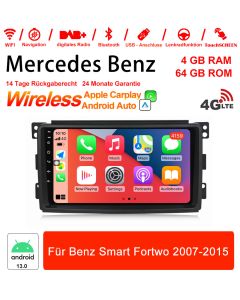 Android 13 Autoradio Für Benz Smart Fortwo 2007-2015
