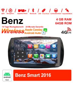Android 13 Autoradio / Multimedia Für  Benz Smart 2016
