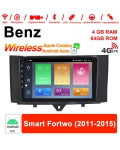 Android 13 Autoradio / Multimedia Für Mercedes Benz Smart Fortwo 2011 - 2015