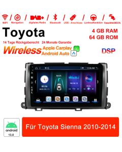 Android 13 Autoradio Für Toyota Sienna 2010-2014