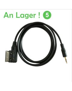37MA AMI MMI AUX câble adaptateur d'interface de musique câble MP3 Aux-in prise 3.5mm pour VW pour Audi a3 A4 A5 A6 A8 Q3 Q5 Q7 DY0