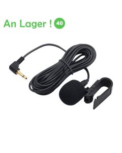 Microphone de voiture 3,5 mm | Réduction de bruit | Micro externe pour Bluetooth et navigation