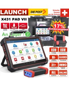 LAUNCH X431 PAD VII Profi KFZ Diagnosegerät Auto OBD2 Scanner Automotive Diagnostic Tool Online ECU Key Codierung und Programmierung