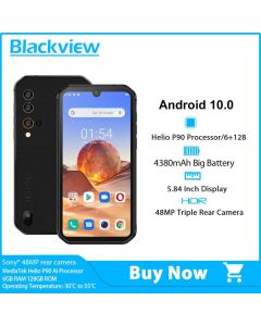Smartphone Blackview BV9900E Helio P90 5,84 pouces Double SIM