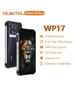 OUKITEL WP17 Helio G95 Octa Core Android 11 Smartphone robuste