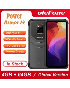 Téléphone Ulefone Pover Armor 14 ш.52 ХЧGB ШЧGB Robuste