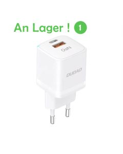DUDAO Chargeur Mural GaN 33W PPS USB-C/USB-A
