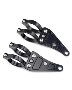 Support de phare de moto pour fourche de 41mm, clignotant