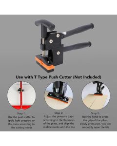 Pince coupante et casseuse à carreaux, manuelle et robuste, avec poignée de torsion, pour carreaux de céramique.