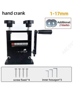 Pince à dénuder à double entraînement, outil de dénudage pour fils de cuivre de 1 à 17 mm de diamètre.