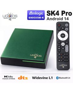 UGOOS SK4 Pro Android TV Box &ndash; Android 14 | S905X5M-K | Widevine L1 | DTS | 4K HDR Streaming