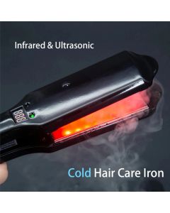 Ultrasonic infrared hair care iron