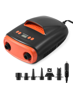 Digitale elektrische SUP-Luftpumpe 110W 12 Volt 22PSI Hochdruck-schnelle Luft-Inflator für Wassersport aufblasbare SUP Stand Up Paddle Board