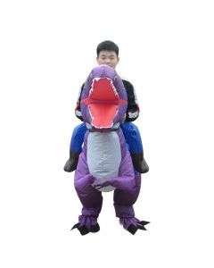 Inflatable dinosaur costume