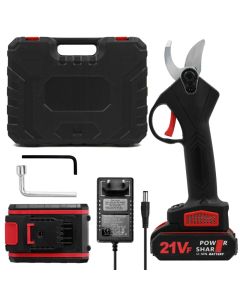 Hand-held cordless electric pruning scissors