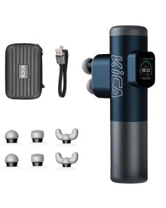 Kica pro Doppelkopf-Massage pistole Smart Body Massager für elektrische Körper profession elle Fitness-Muskel pistole mit Touchscreen