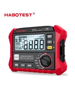 Habotest ht5910 Leck schalter Tester lcd digitales Widerstands messgerät rcd/Schleifen tester 1000 Daten speicher Voltmeter megohm meter