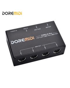 Doremidi midi thru-6 pro box midi splitter filter wird verwendet, um 1 midi eingang in 6 midi ausgänge usb midi ausgang umzuwandeln