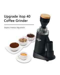 ITOP 40 Kaffeemühle Maschine Kaffee Maker 64MM Flache Titan Grate Pulver Schleifen Maschine Stufenlose Finess Espresso Kaffee