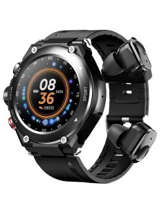 Montre de sport intelligente multifonction 2 en 1
