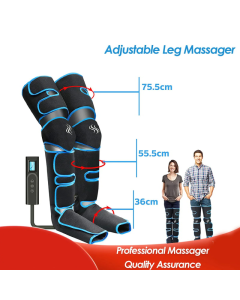 Foot air pressure leg massager