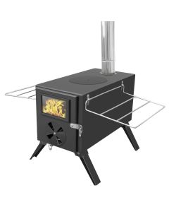 Multifunktionaler Holzofen im Freien mit abnehmbarem Kamin