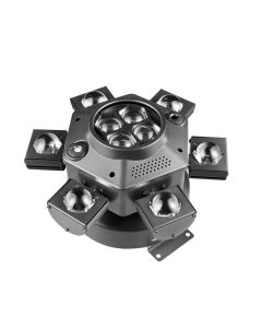 LED 10 x10w 6 Kopf beweglicher Kopfs trahl Licht rg Laser Blitzlicht dmx Bühnen licht Vollfarb strahl Licht rotierende Disco Party Bar