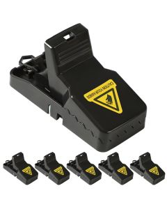 6 Pack Mouse Traps No Battery Required with High Sensitive Trigger Reusable Eco Friendly Rodent Trap