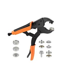 Heavy Duty Snap Fastener Tool, Snap Fastener Setting Tool Kit with 60 Sets, for Boat Covers, Snap Fastener Tool